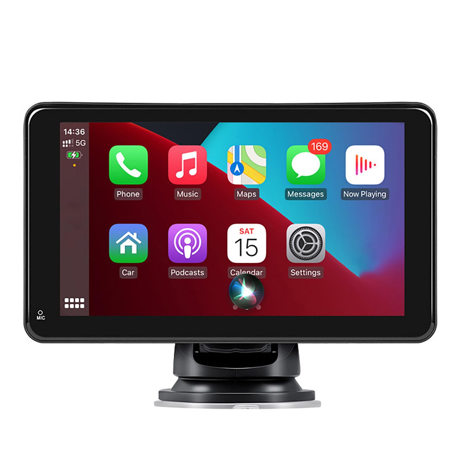 7 Pulgadas Carplay Pantalla para Opel Grandland (New Generation) 2025–2025 SUV, Carplay Inalámbrico Portátil Pantalla de Visualización, Multifuncional Pantalla Táctil del Coche