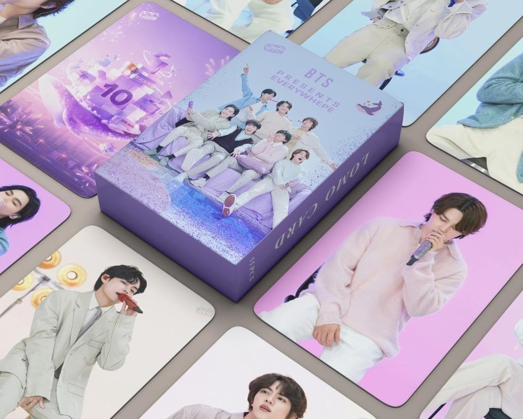 Amazon.co.jp: BTSトレカ55枚セット 10th Anniversary 2023FESTA