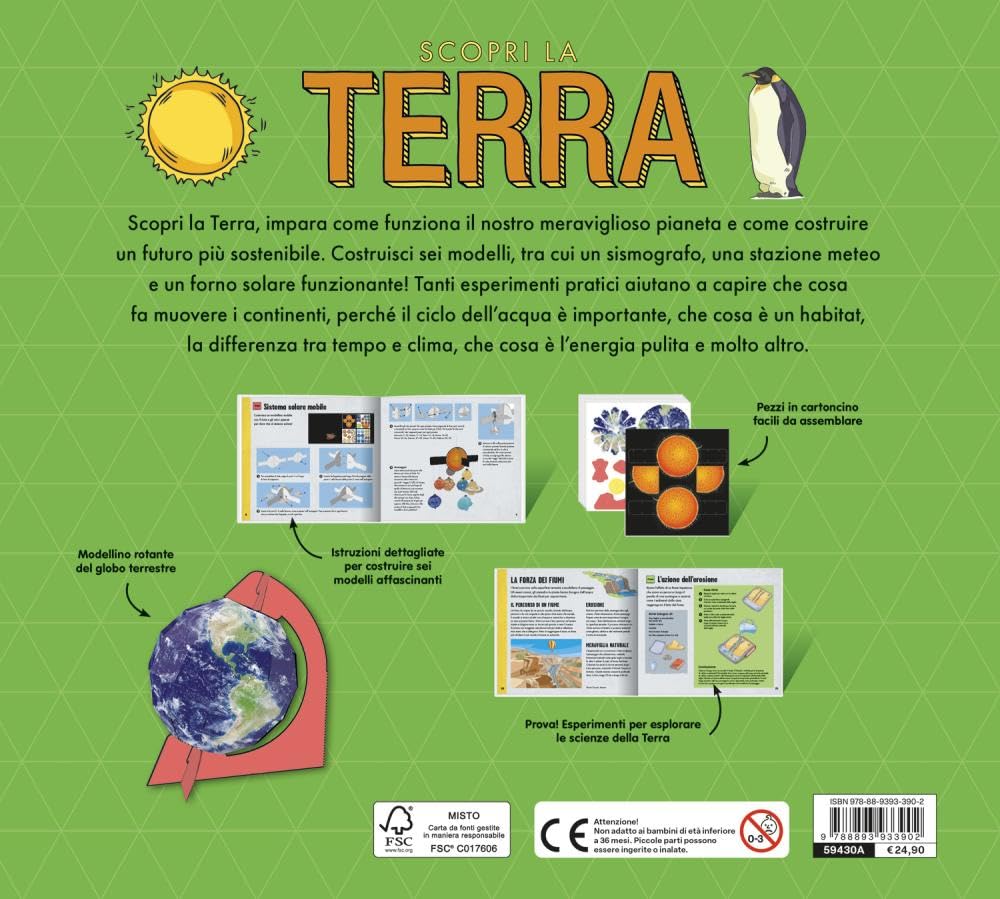 Scopri la terra. Con modellini da costruire