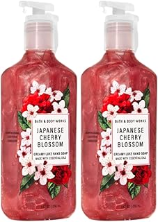 Bath and Body Works 2 Pack Japanese Cherry Blossom Creamy Luxe Hand Soap. 8 Oz.