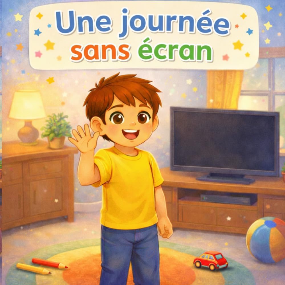 Une journée sans écran: Un livre doux pour aider les tout-petits à découvrir des activités sans écrans (Adapté aux enfants de 1 à 8 ans )
