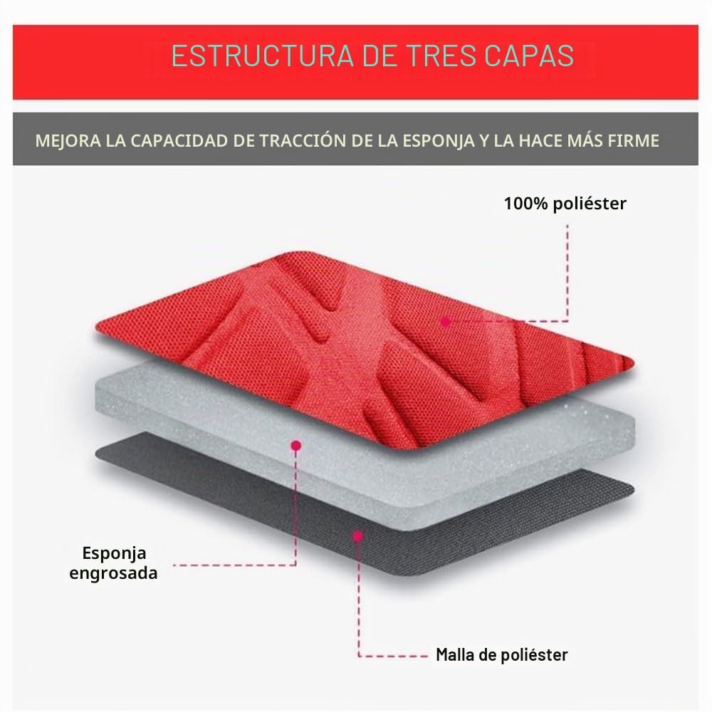Coche Fundas Asientos para Citroen C3 2020-2025 2026, Coche Cubreasientos Cómodo Transpirable Delanteros Traseros Seat Cover Protectores Accesorios,C/Red
