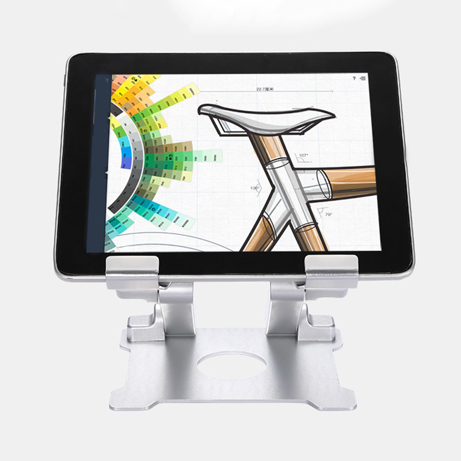 Supporto per Tablet Regolabile in Lega di Alluminio Pieghevole