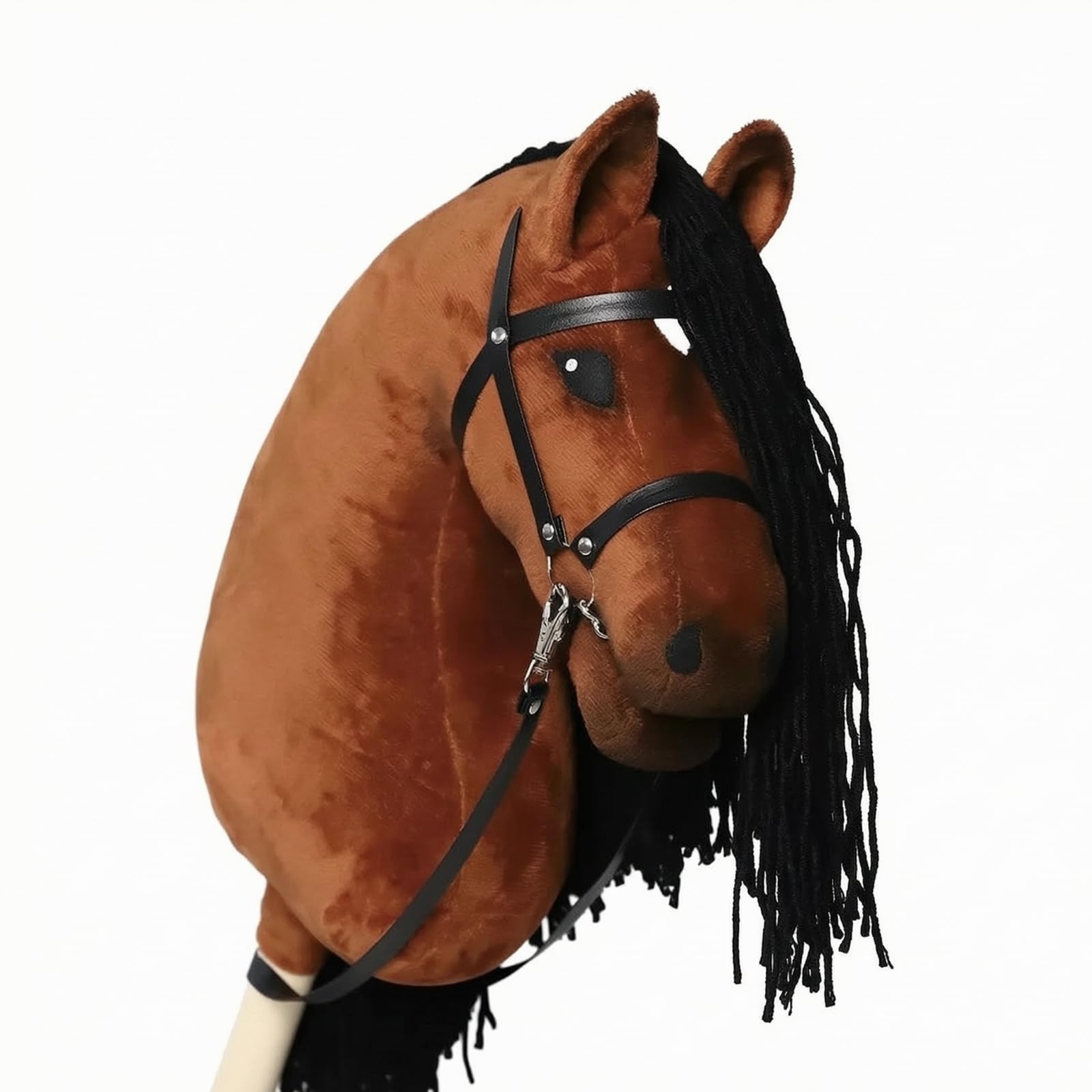 Hobby Horse Morbido Giocattolo, Marrone Scuro, 80 Cm