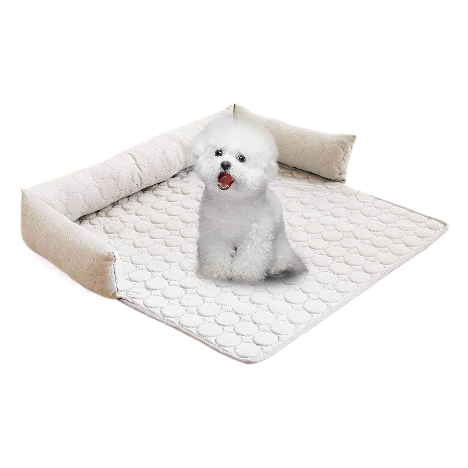 Lit pour chien et tapis de refroidissement antidérapant pour cage