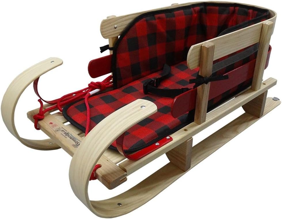 ERA GroupStreamridge Grizzly Kinder Sleigh-Glowing Plaid Pad