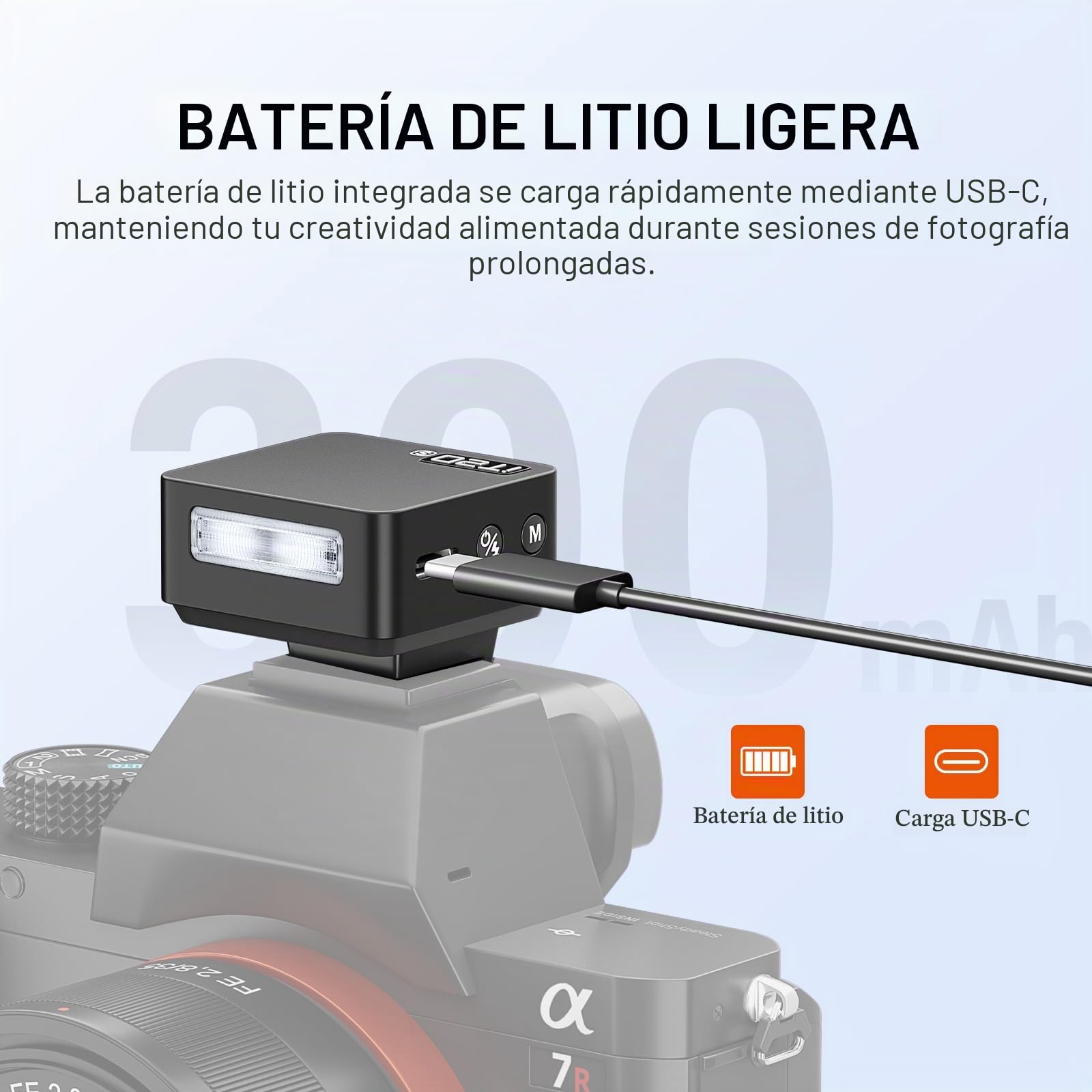 Godox iT20-C iT20 C Flash de La Cámara con Difusor Blanco Speedlite 6 Niveles de Potencia 700 Flashes a Plena Potencia TTL Camera Flash con Chip Zapata de Color Magnetico para Canon Cámara DSLR(Negro)