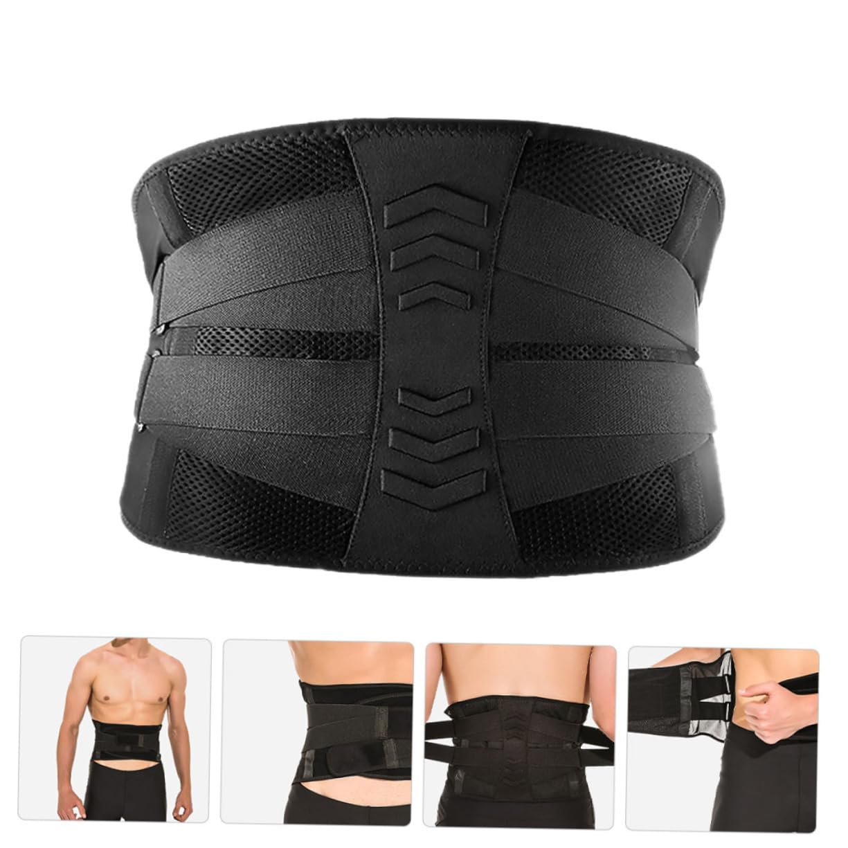 Breathable Back Support Belt for Men Posture Corrector Lower Back Brace Waist Support Sports Fitness Pain Relief Protective