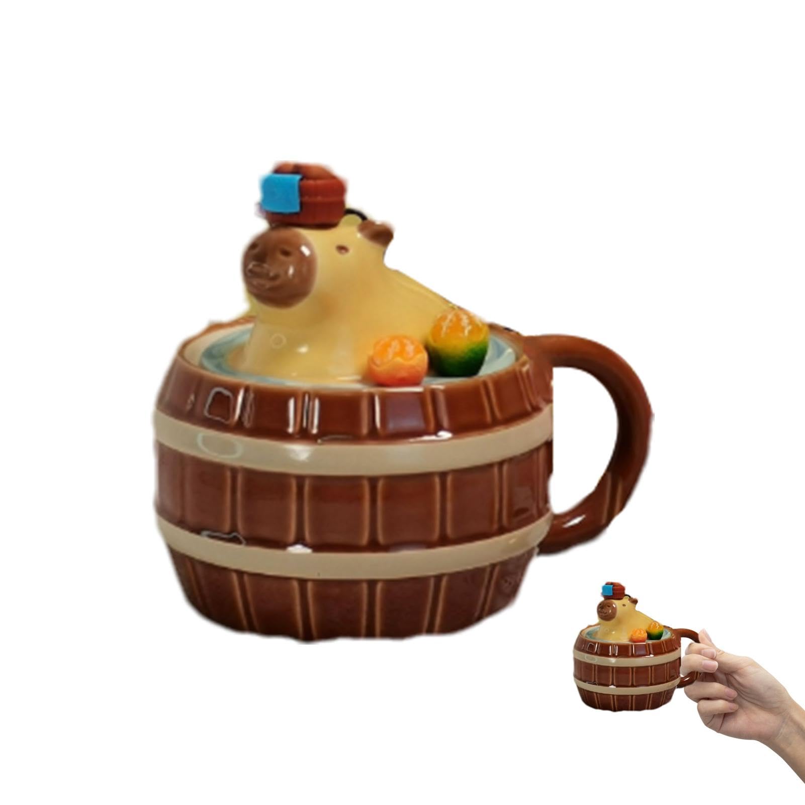 Mug Capybara en céramique 450ml idéal pour votre pause thé ou café cocooning à la maison