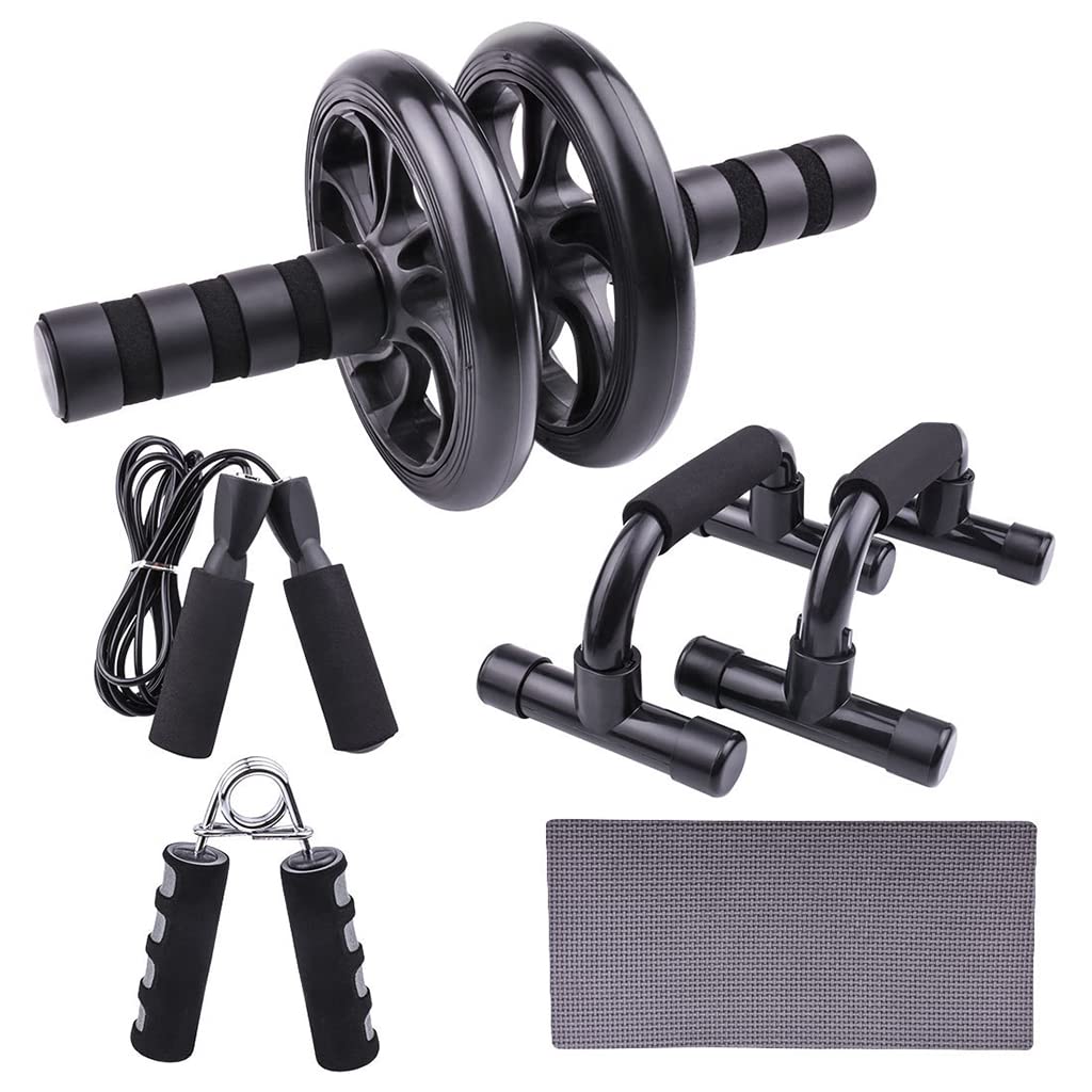 Roue abdominale avec support de musculation pour éviter le mal de dos - 7