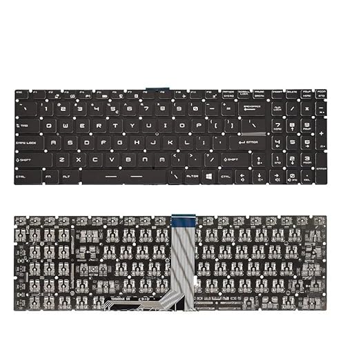 MSI 16L2 16P7 179B 1785 17FK 17A1 17B1 17C1 17C5 GS63VR GT73VR GS73 GS70 GS72 GS60 GL60 GP62 MS-16J2 �p�m�[�g�p�\�R���L�[�{�[�h(US White No B