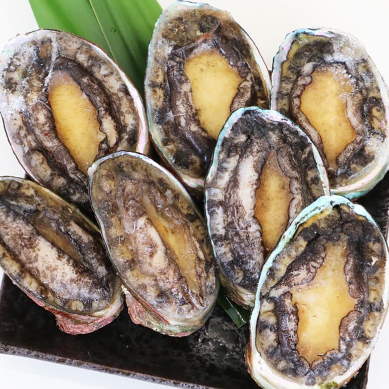 【北海道いいねマーケット】指定日可能！函館朝市よりお届け! 蝦夷あわび 鮑 awabi あわびの肝 バーベキュー 刺身OK マルナマ