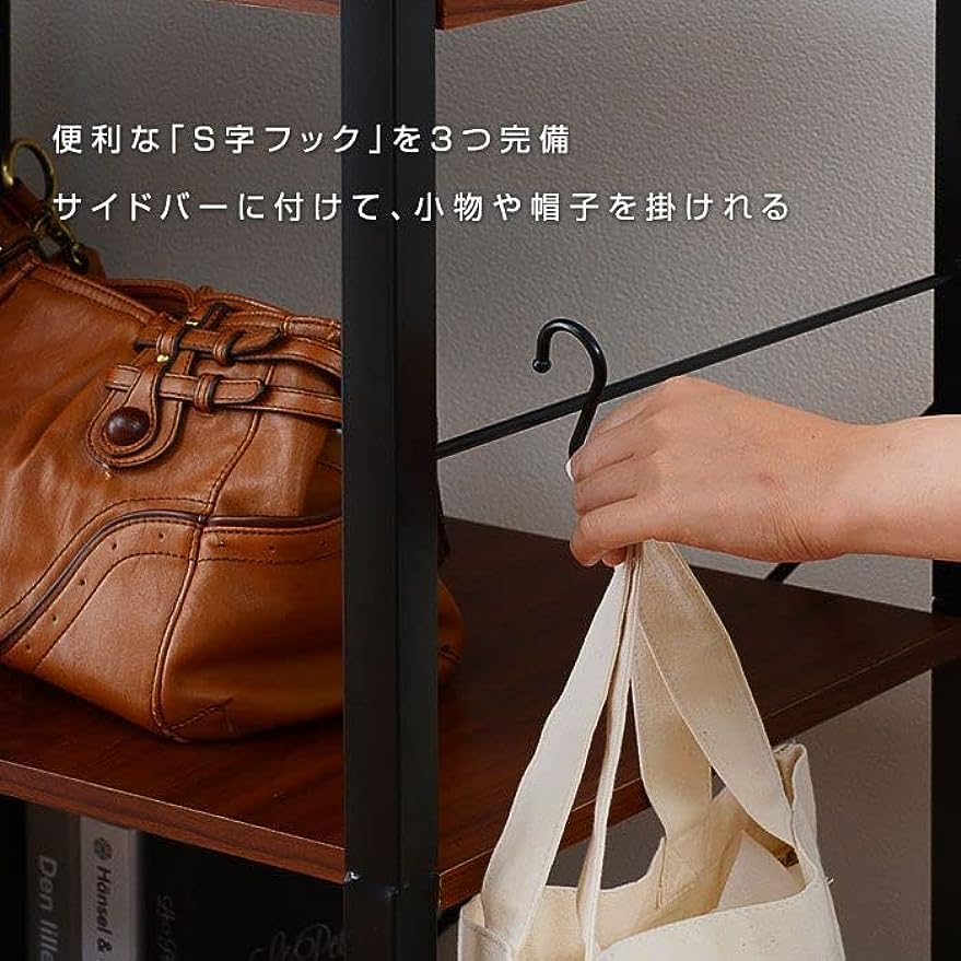 Amazon｜ハンガーラック ワードローブ クローゼット おしゃれ 木製