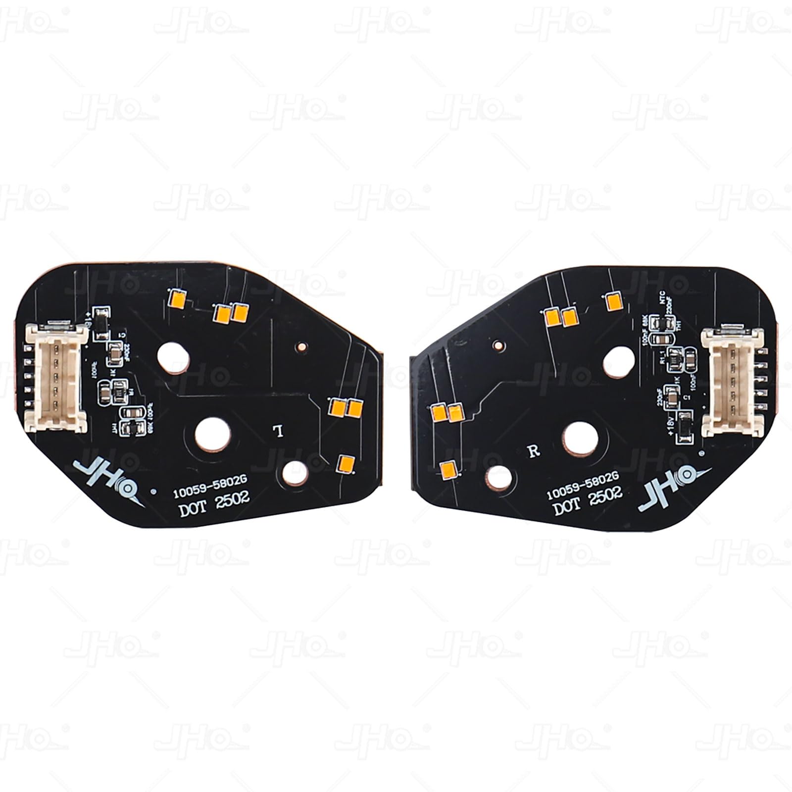 JHO Amber DRL Lights Module Front Headlights Frame White Color Changing to Amber Add Functional Unit For Ford Ranger T9 2023 2024 2025 Daytime Running Lights CE Approved