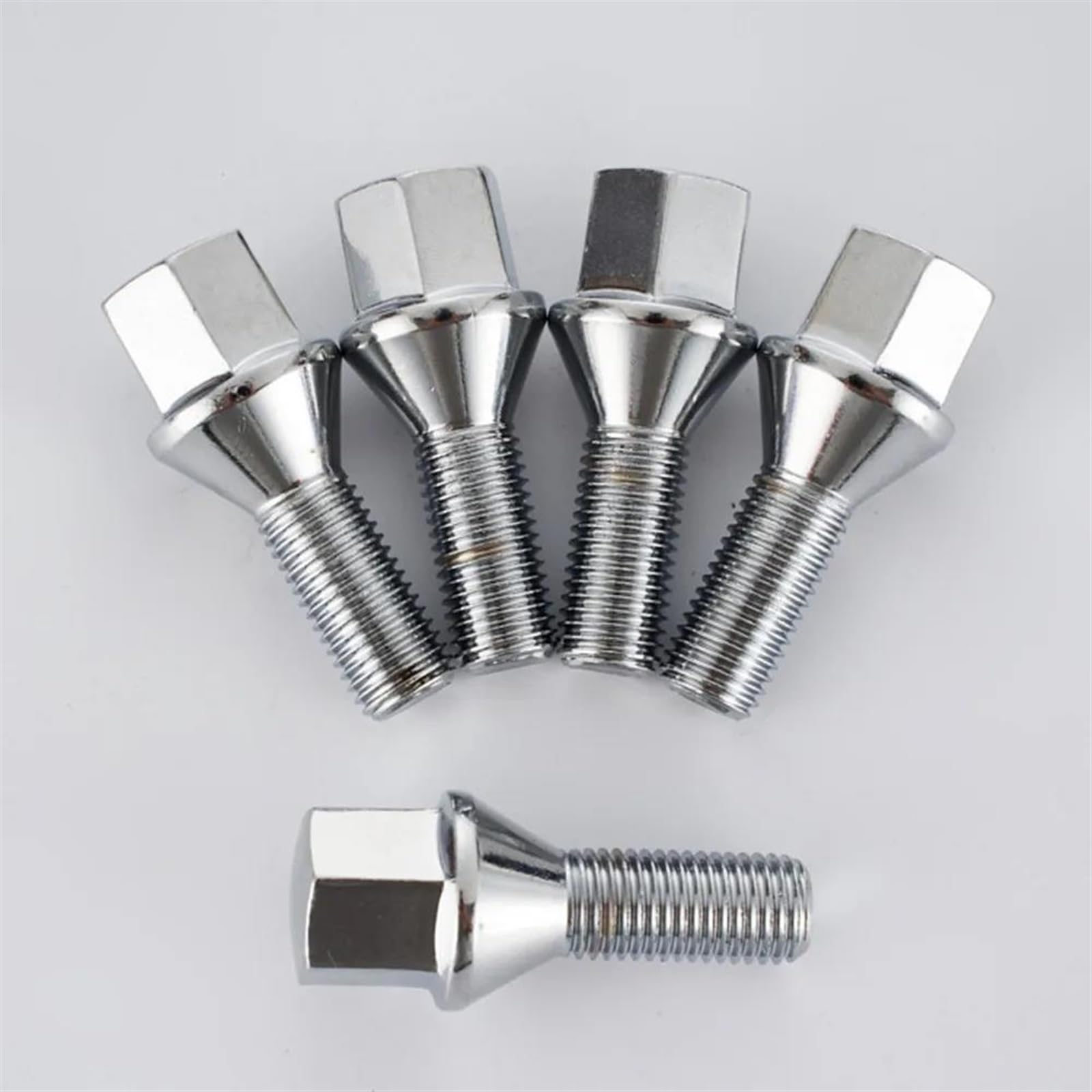 MObyat Radschrauben Kompatibel Mit Jeep Für Cherokee Und Compass - 20 Stück, 12 X 1,25, 28 Mm Schaftlänge, Sechskant 17 Mm - 53182366