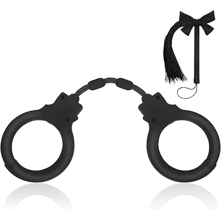 Amazon De Xocity Silikon Sm Handschellen Flogger Whip Bowknot Erotik Sex Toys Bdsm Handfesseln Sexspielzeug Fur Paare Schwarz