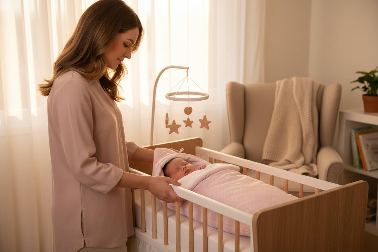 Saco Capazo Bebé Invierno Universal 75x40 cm – Manta Envolvente de Algodón Suave y Transpirable – Apto para Carrito, Cuna y Silla de Paseo – Fabricado en España