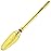 Pana 3/32 Safety Bit Nail Carbide Bit - For Electric Dremel Drill Machine (Fine, Flame -Gold)