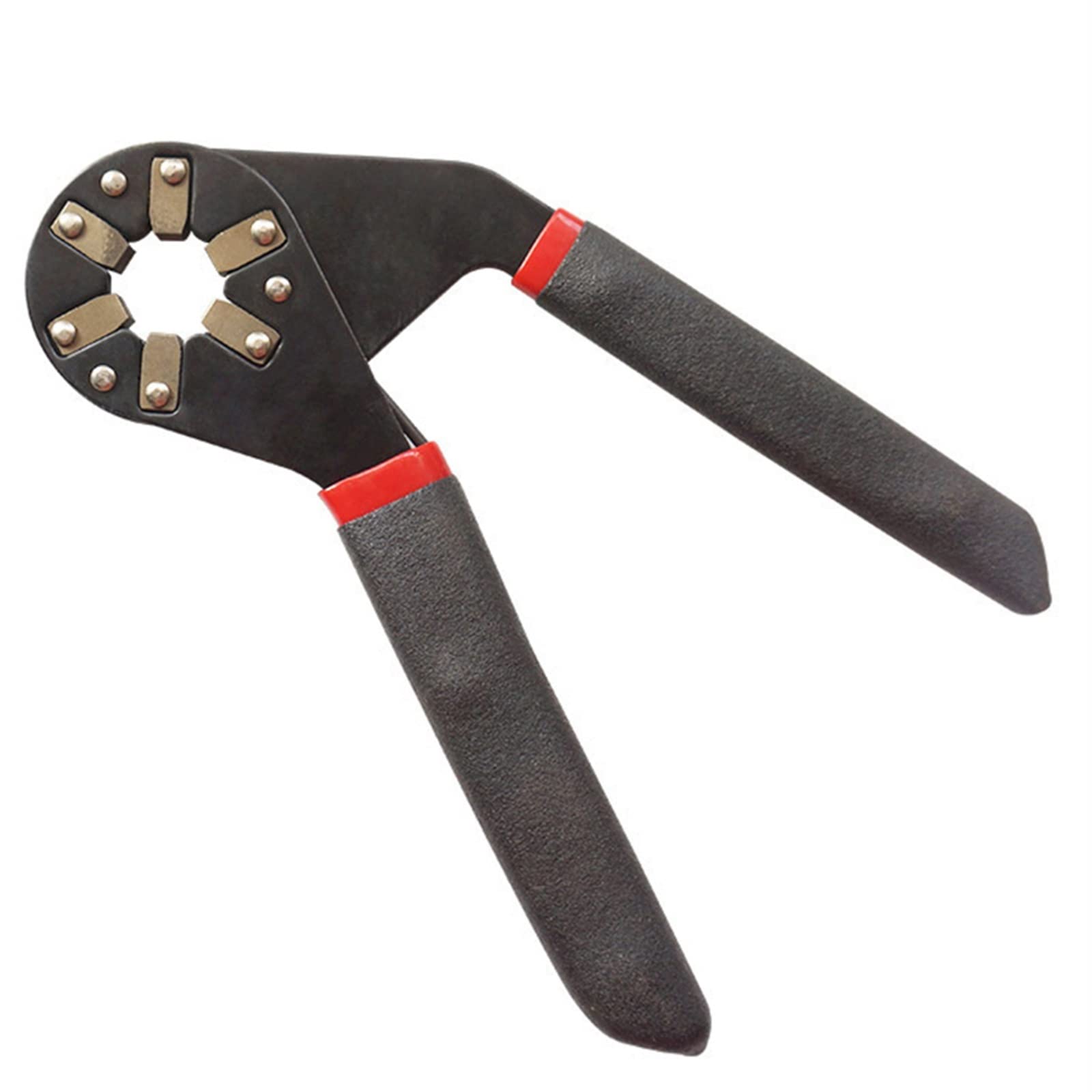 GESMOS Hardware Tools Home Improvement, Open-end Spanners 6 in/8 in Wrench Torque Adjustable Spanner Hexagonal Open Car Repair Universal Wrench Multifunctional Tool (Size : S)