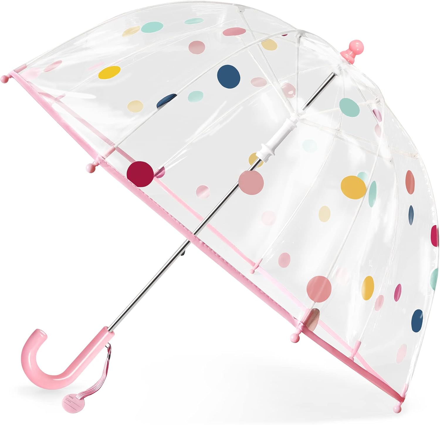 RONIARE Kids Clear Bubble Umbrellas for Rain Dome Windproof Umbrella for Kid Girls and Boys