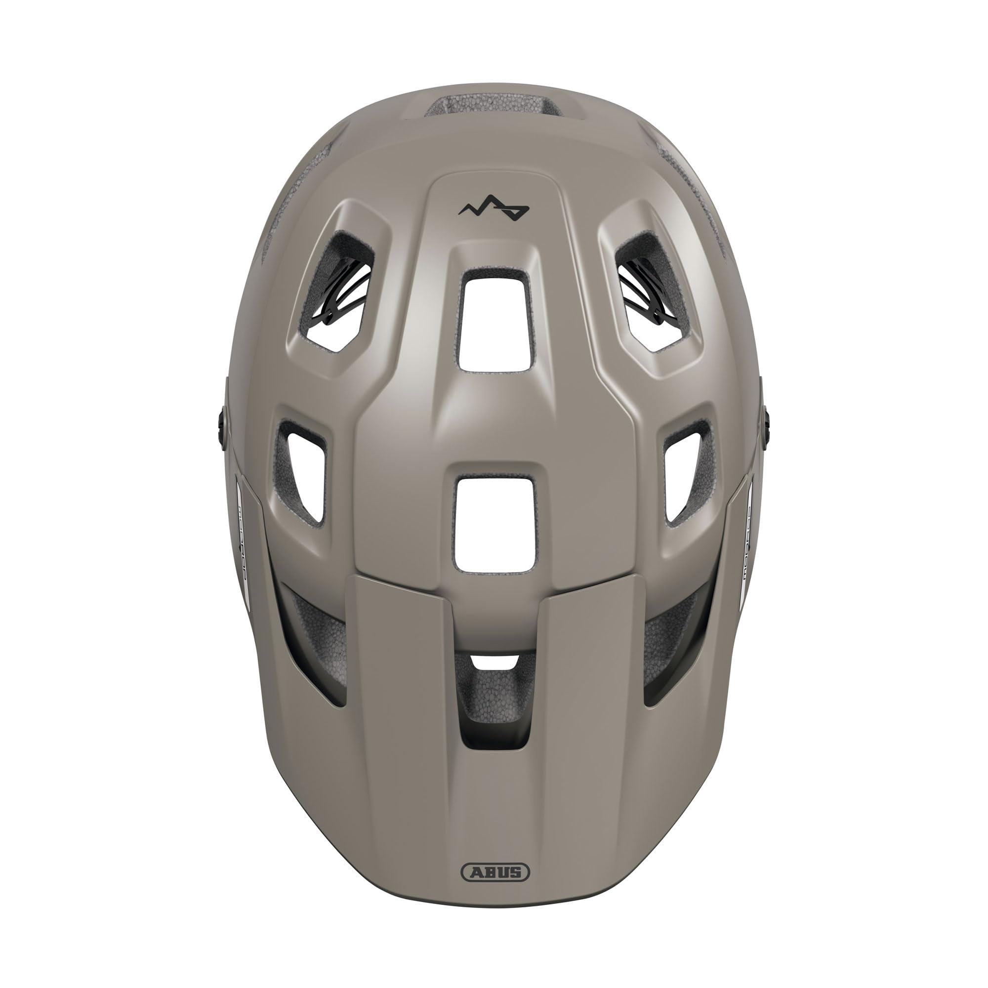 ABUS Kask MTB MoDrop, Szary, L, Rowerowy | In-Mold, system regulacji, uchwyt na gogle, otwór na kucyk