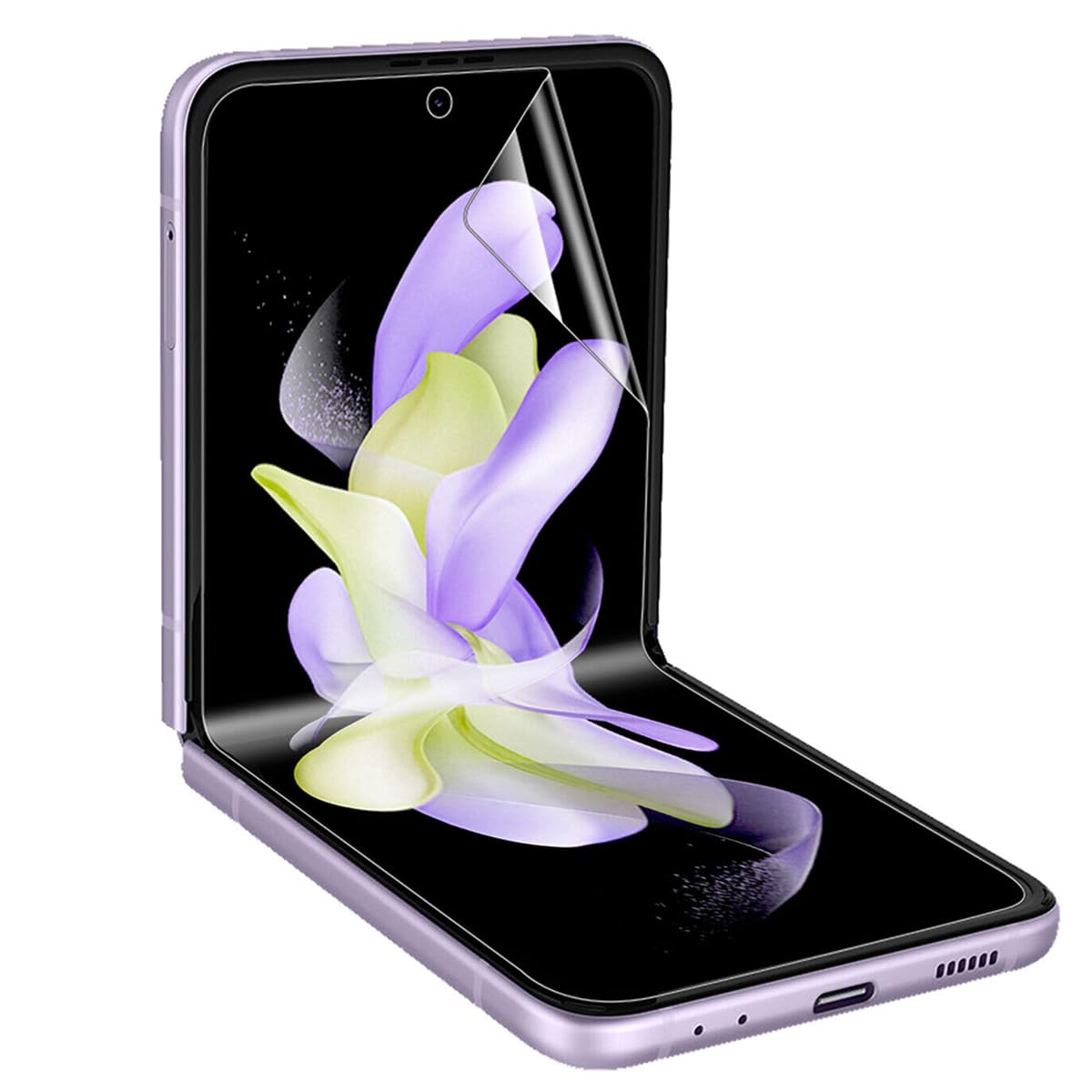 Ultra-Thin Hydrogel Screen Protector For Samsung Galaxy Z Flip4 /Flip 4, 2Pack Soft film Non-breakable TPU Flexible Transparent Protective Film (Case friendly)