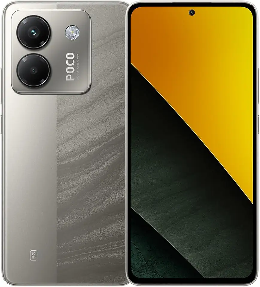 Xiaomi POCO M7 Pro 5G Smartphone 12+512GB 120Hz FHD+ Eye-Care AMOLED Display Powerful Dimensity 7025-Ultra 5110mAh Battery, sin cargador (Sliver)