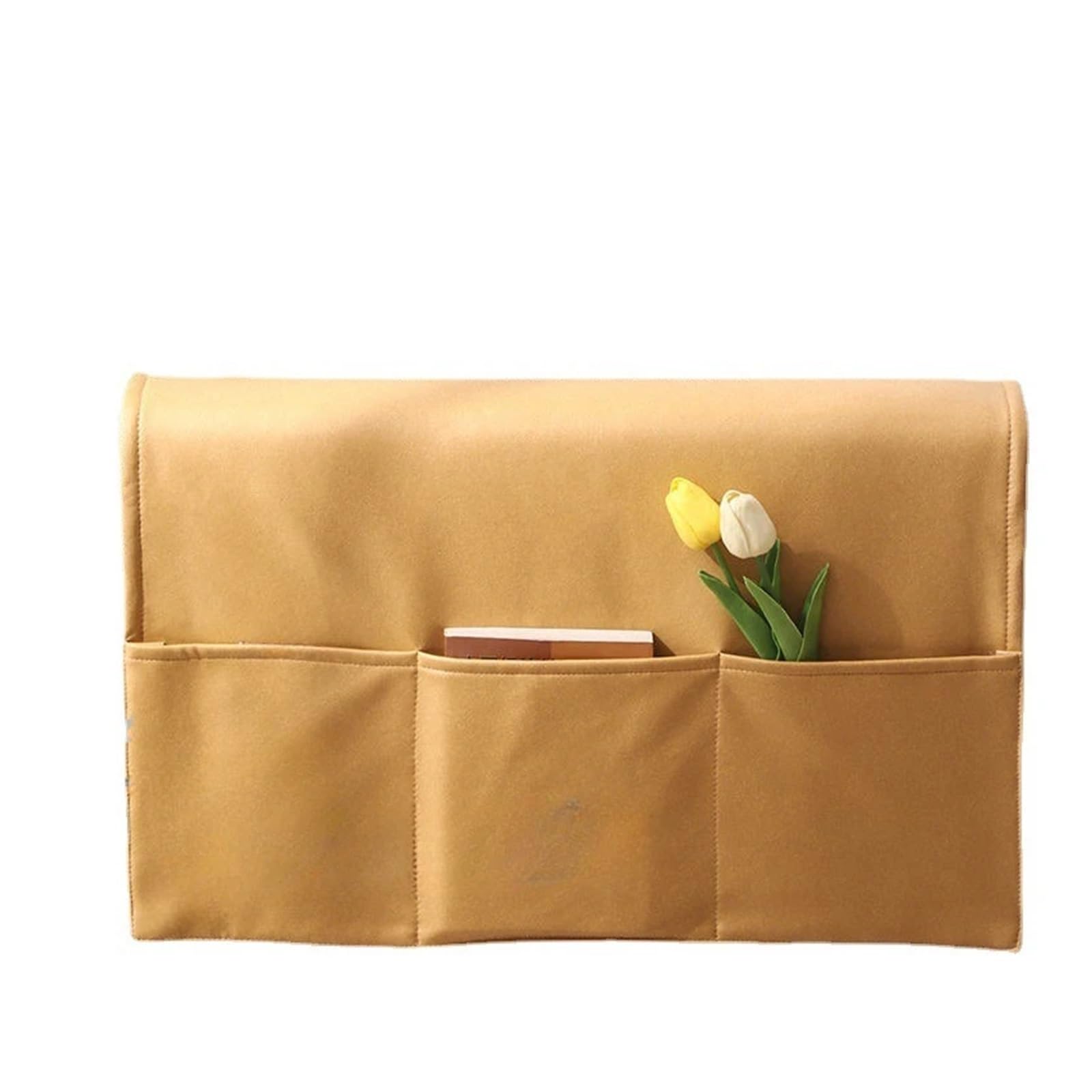 Copertura impermeabile per bracciolo del divano, antipolvere e antimacchia, morbida, per divano (03 giallo, 50 x 110 cm), perfetto per proprietari di casa e animali domestici.