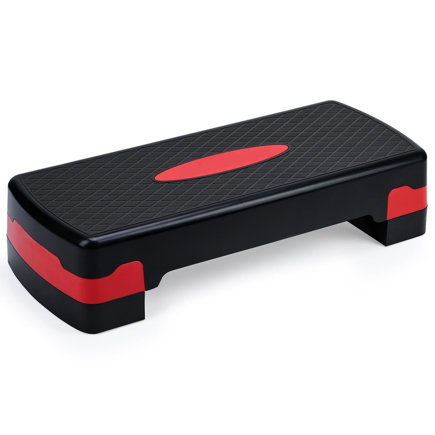 gym equipment for home workout adjustable height stepper machine for exercise at home non slip platform step max weight 250kg black