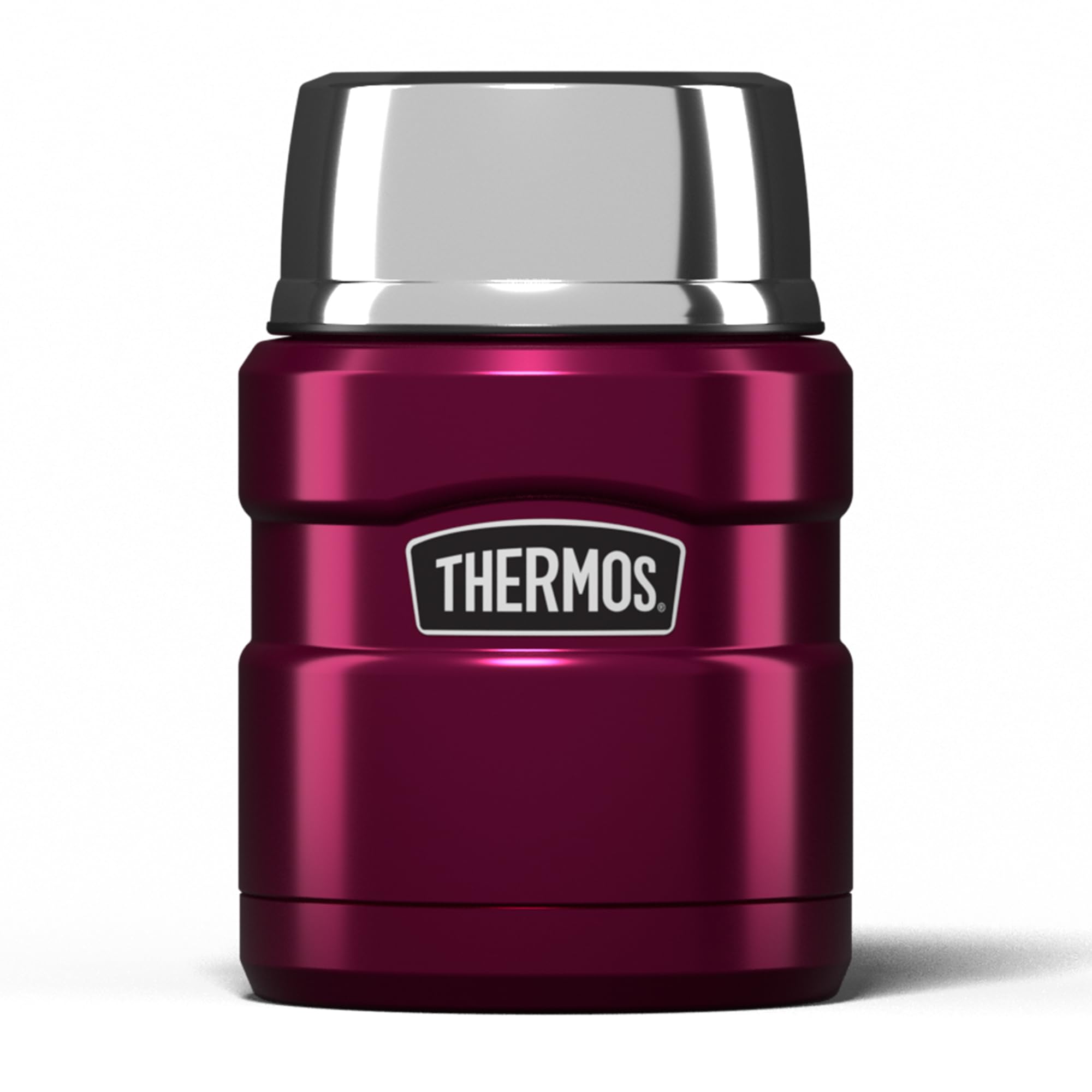 Thermos Stainless King Raspberry Pink Food Flask (470ml) 9h Hot | 14h Cold