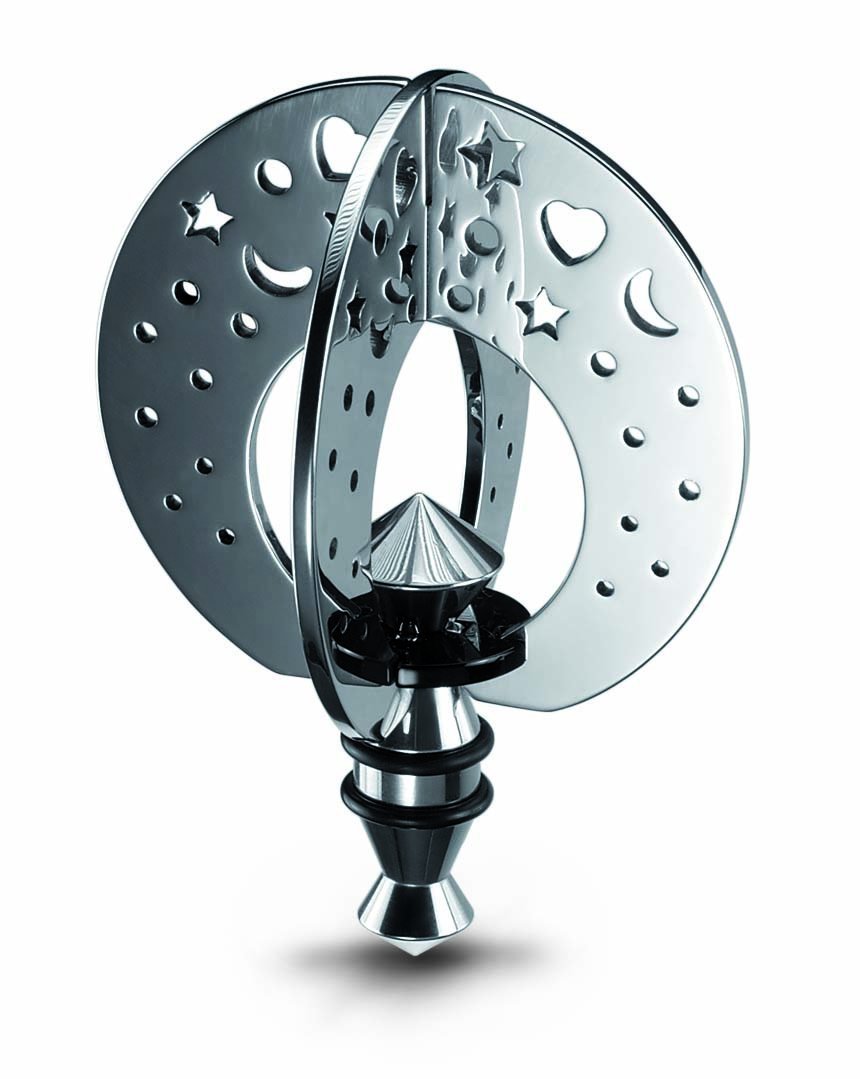 Bouchon de champagne travaillé en acier inoxydable firmamento en boîte cadeau