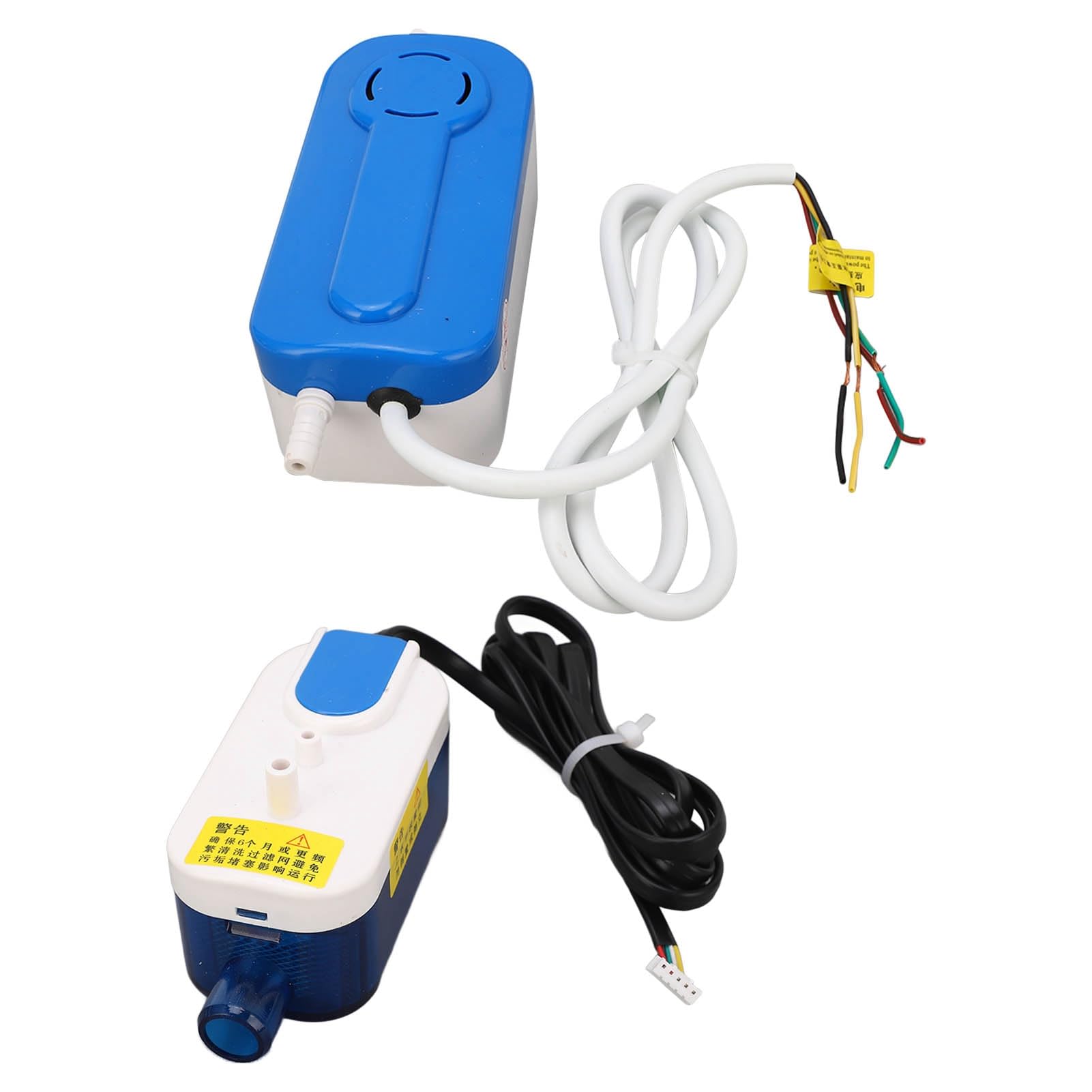 Pompa di Scarico di Condensa HVAC, Mini Pompa di Drenaggio di Condensa Automatica per A A/C con 24L/h, Testa di Scarico 33 Piedi, 110-240 V, 3W, 19dB, Serbatoio Staccabile,