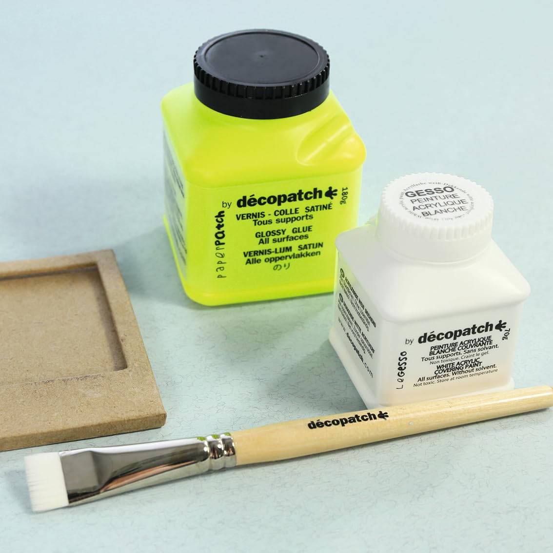GLOREX pegamento barniz satinado 180 g fr/GB/NL, pegamento, multicolor, 8 x 6 x 5 cm, 1 unidades