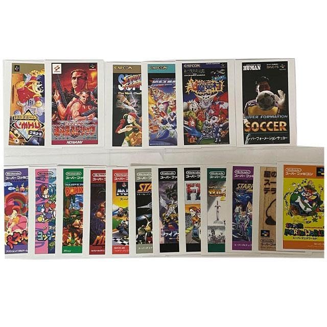 Amazon | ポストカード18枚組 スーパーファミコン人気ゲームソフト柄