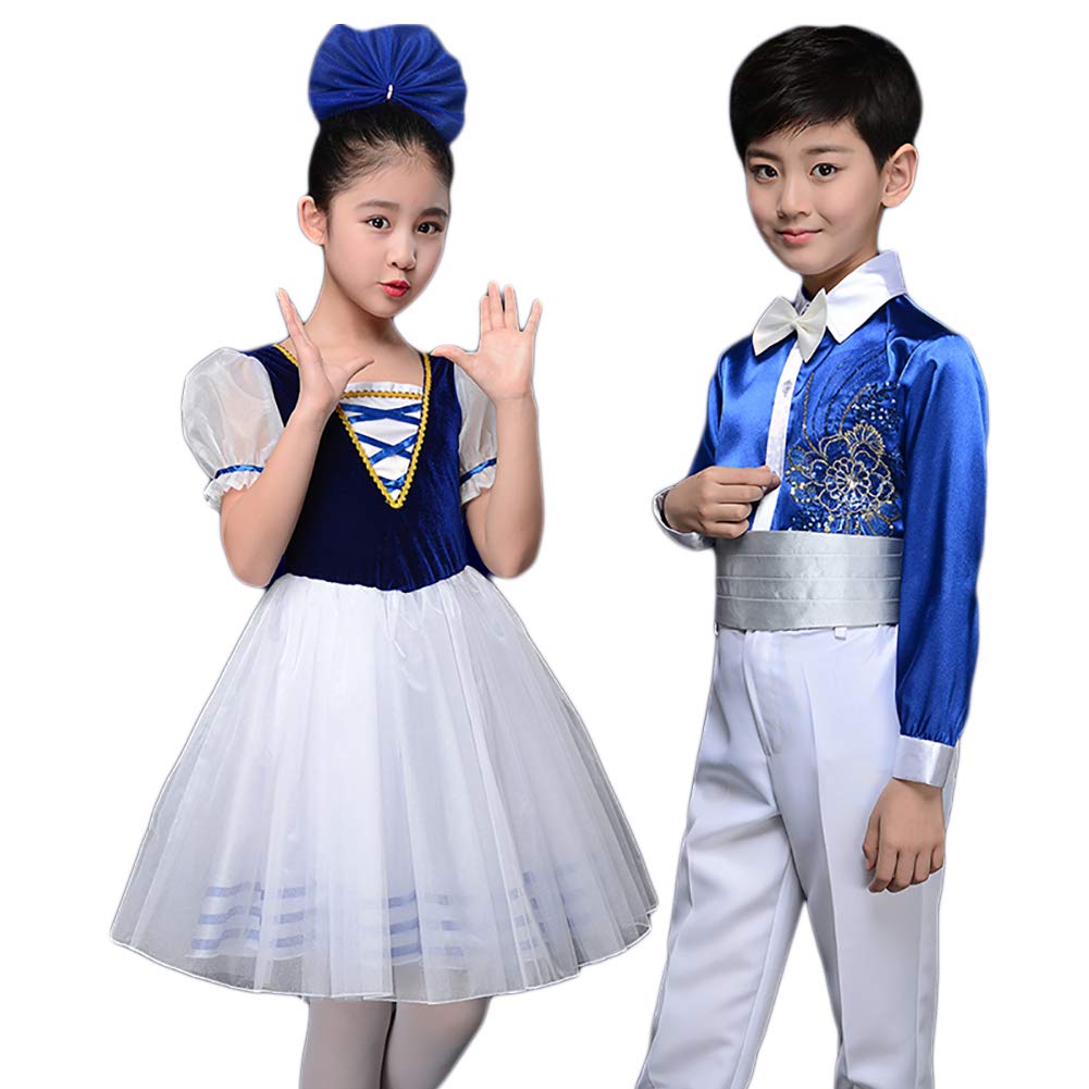 バレエ衣裳/キッズ ロシア男の子 帽子付き 7着セット バレエ衣裳