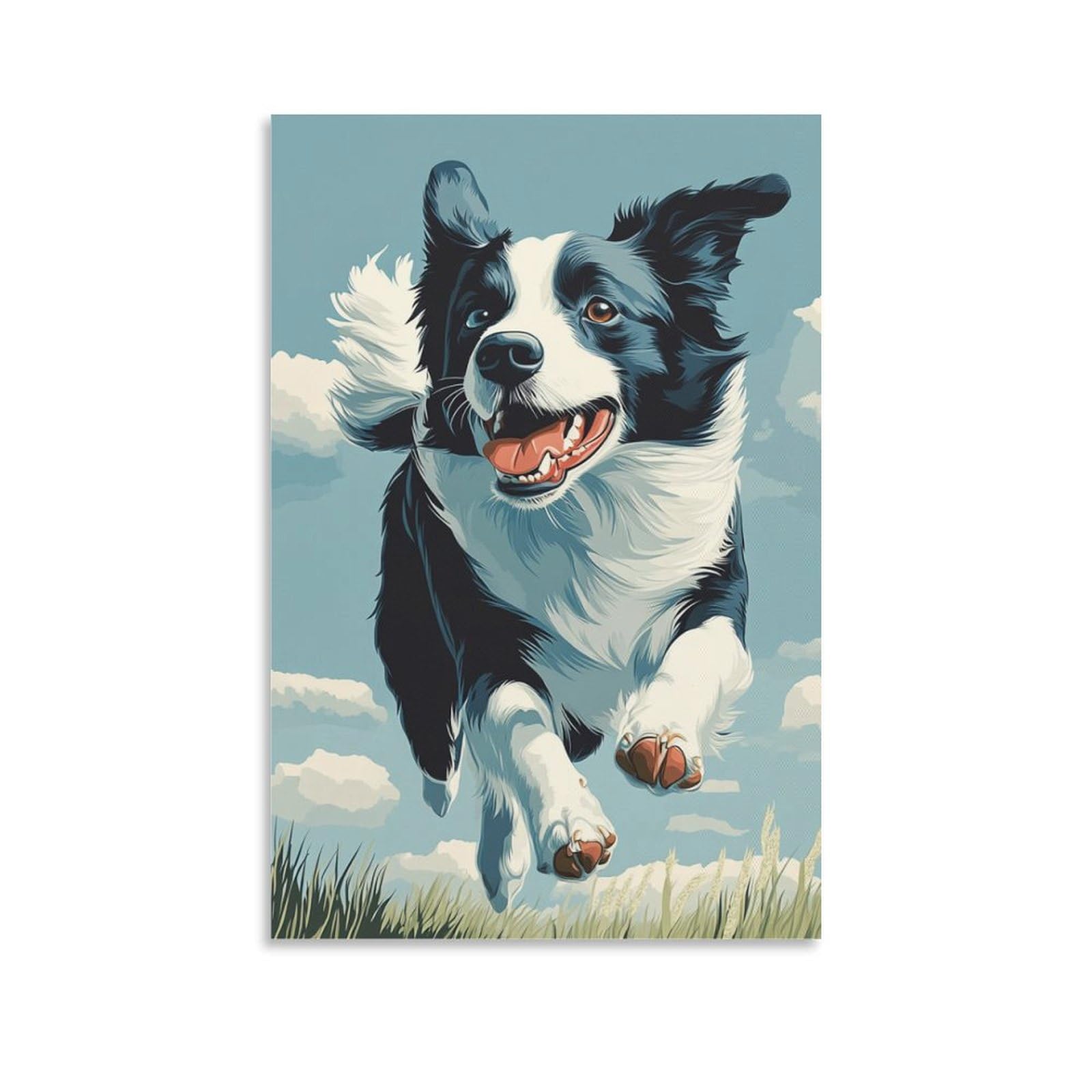 Cuadro de Border Collie 50x75cm para transformar paredes vacías y aburridas 6