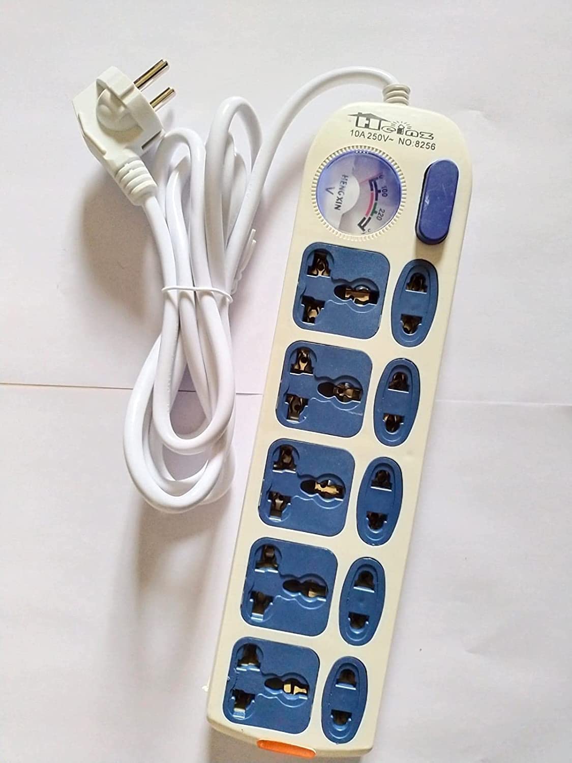 AADCART Multi Plug Switch Board Surge Protector and Spike Guard Electricals Extension Cord Board 8 sockets with 2.5 M Long Cable-image-28