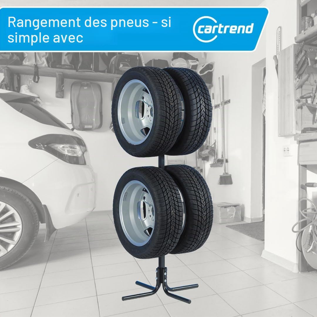 CARTREND Range-pneus Unitec 10905 1 pc(s), Noir