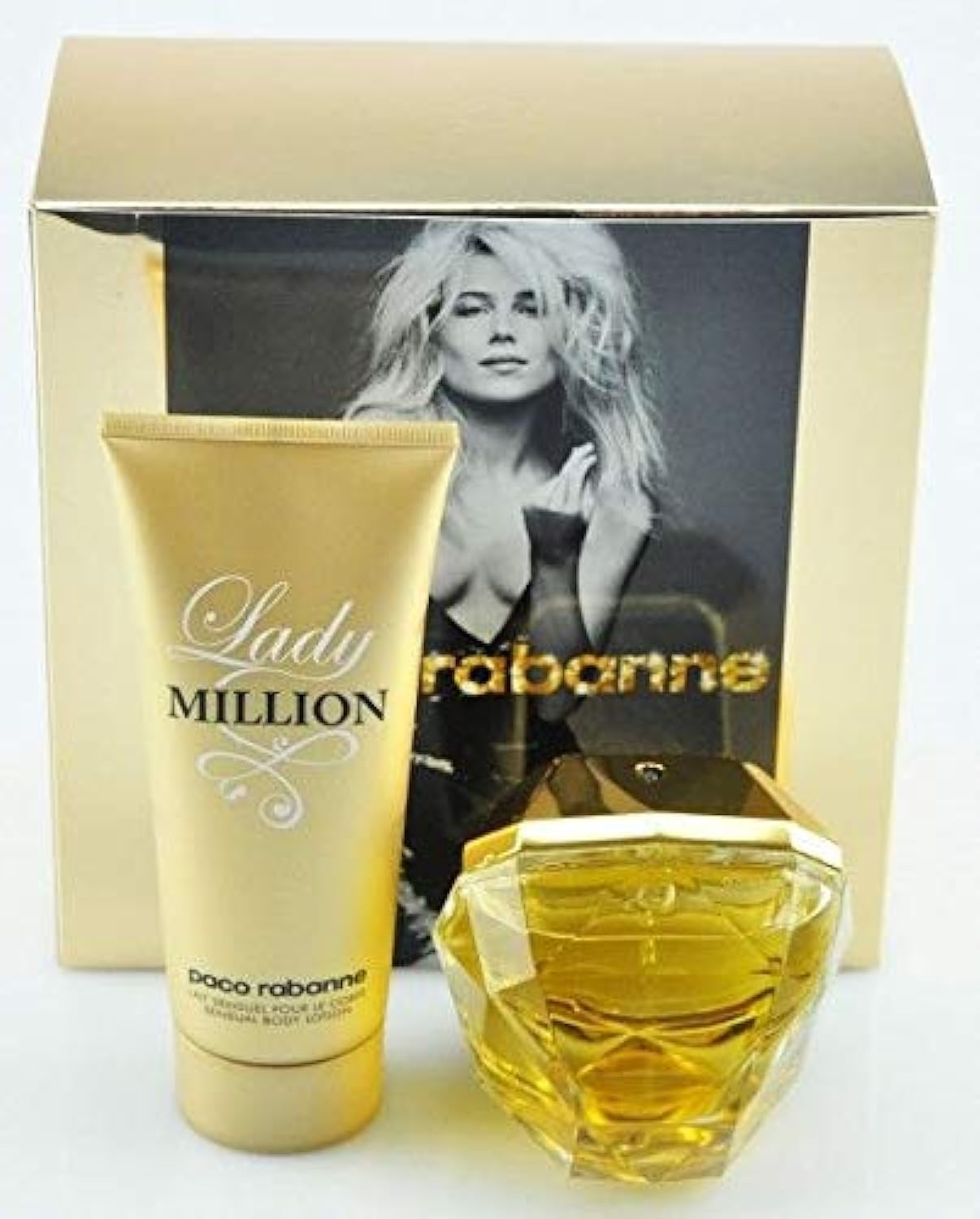 PACO RABANNE LADY MILLION 2PCS COFFRET SET (EDP 80ML + BODY LOTION