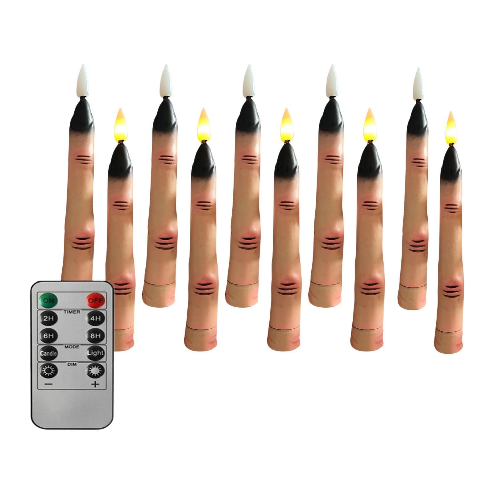 Confezione da 10 LED per Halloween con telecomando spettrale senza