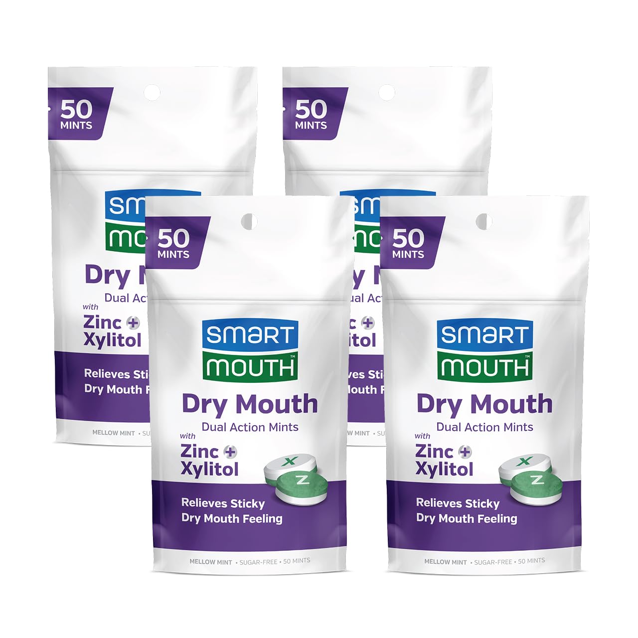SmartMouth Dry Mouth Dual-Action Mints