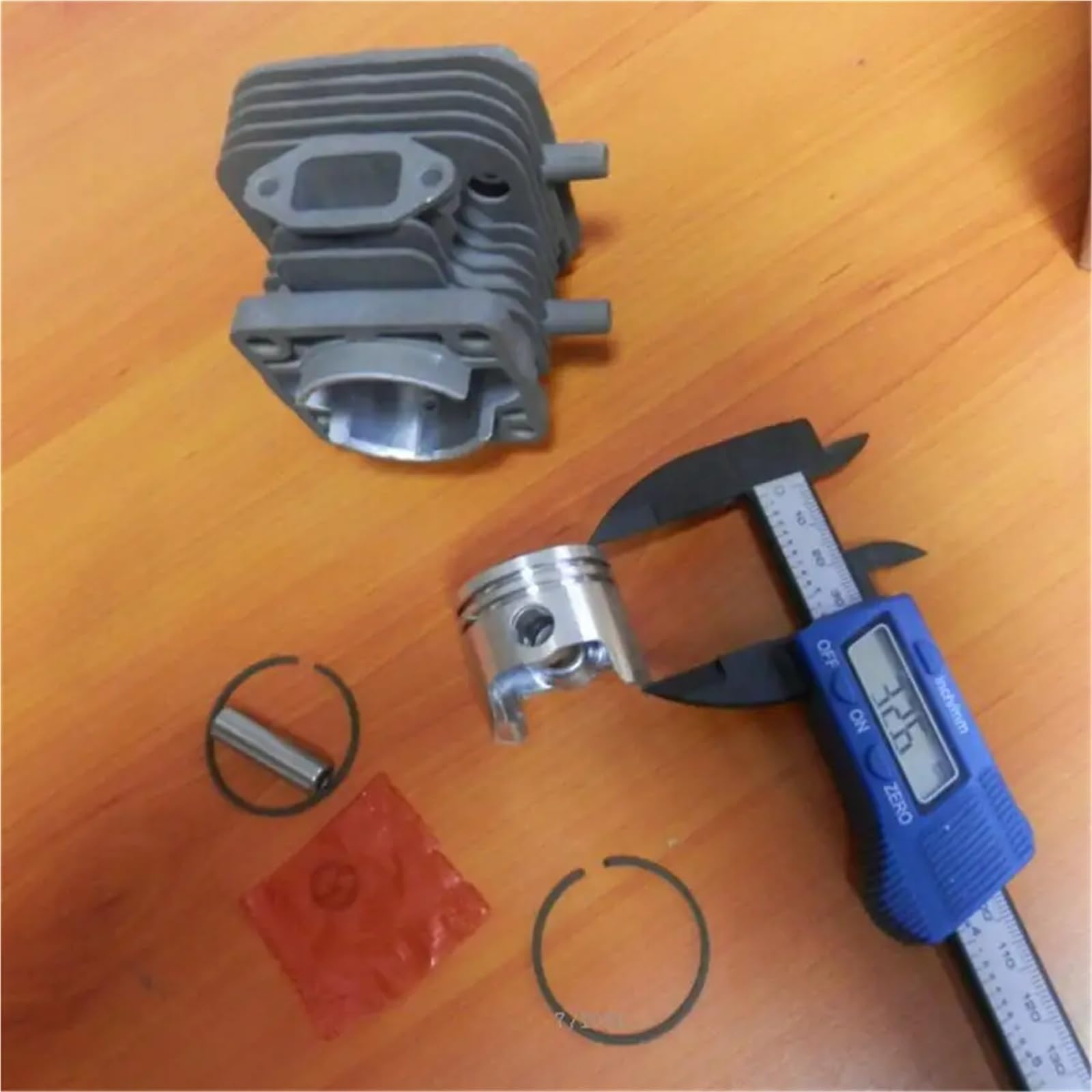 TH34 ZESTAW CYLINDRA 37 MM DO TH34D 2 34CC TRYMER KOSIARKA ZYLINDER ZESTAW PIERŚCIENIE TŁOKOWE ZACISKI PIN ZESPÓŁ(Cylinder Assy)