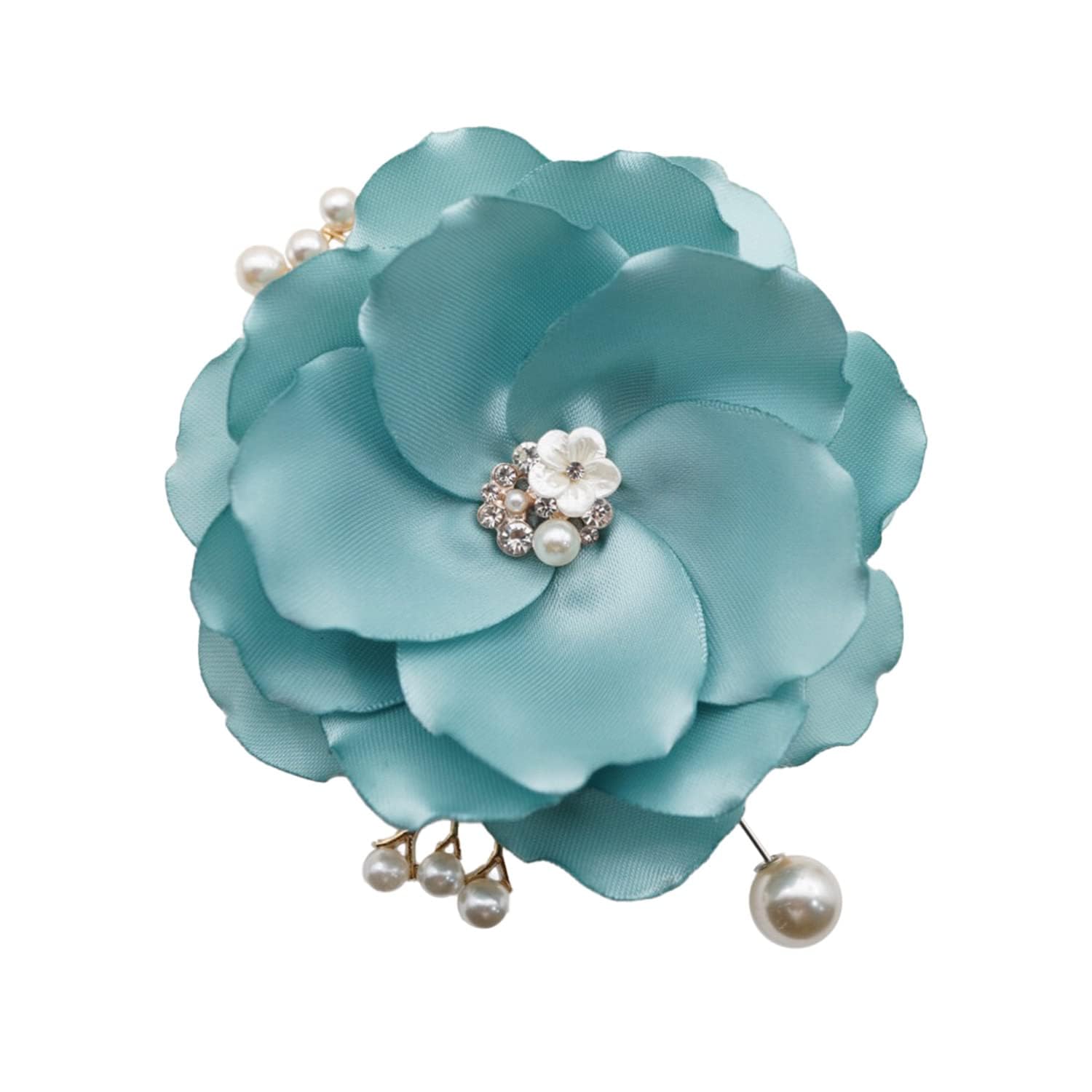 Fabric Flower Brooch Pin By NhanDo Handmade – Floral Brooch Pin, Handmade Gift Ideas, Gift for her, Gift For Mom, Bridesmaid gift, valentines day gifts