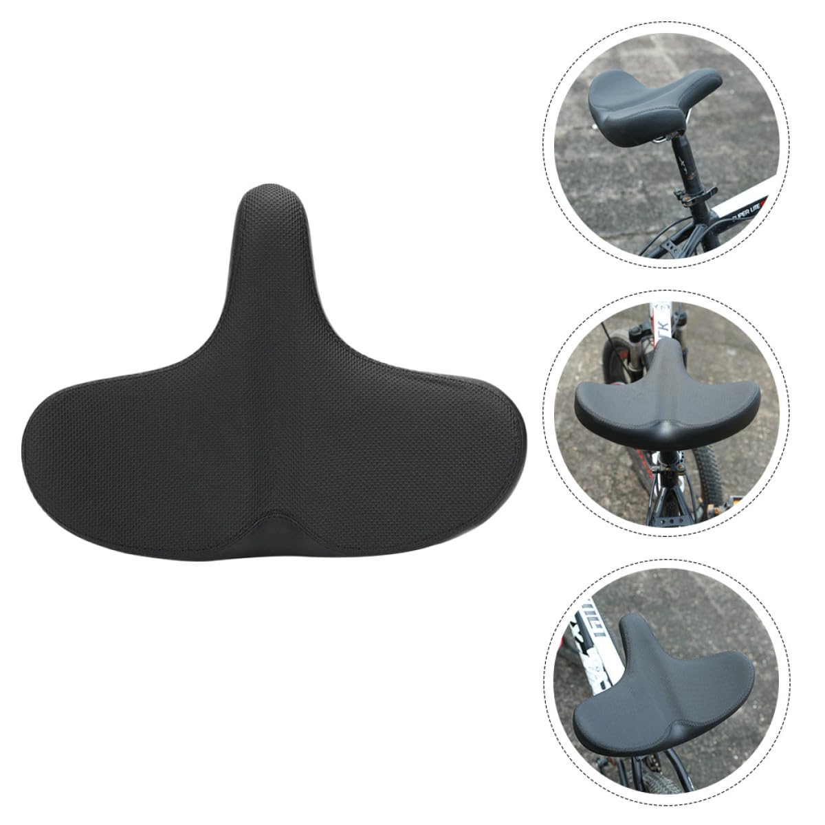 Cabilock Sella per Bicicletta Comoda Donna Design Ammortizzante in Pelle Pu e Schiuma Poliuretanica, per Ciclismo Outdoor a Lunga Distanza