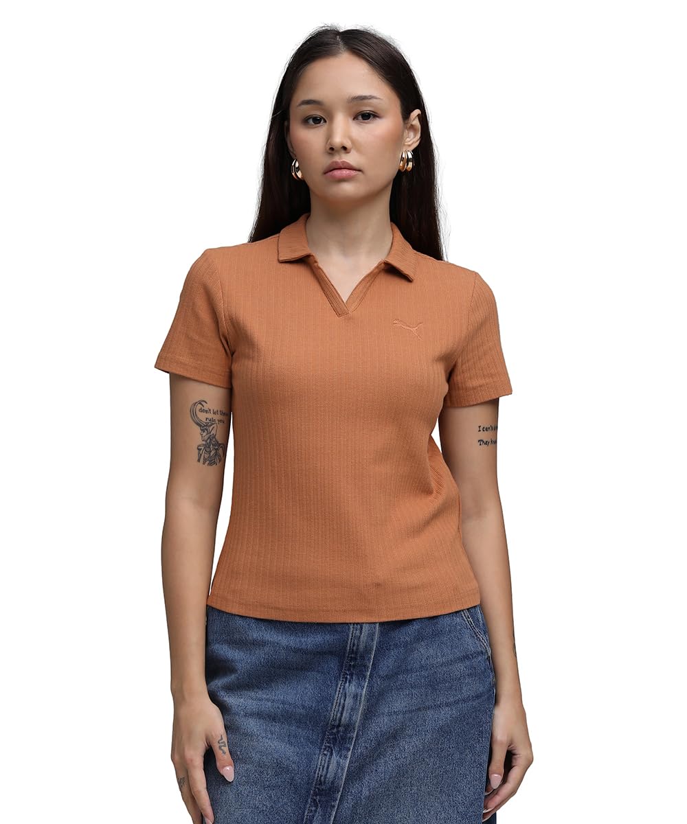 puma Women's Solid Regular Fit Polos-picture-32