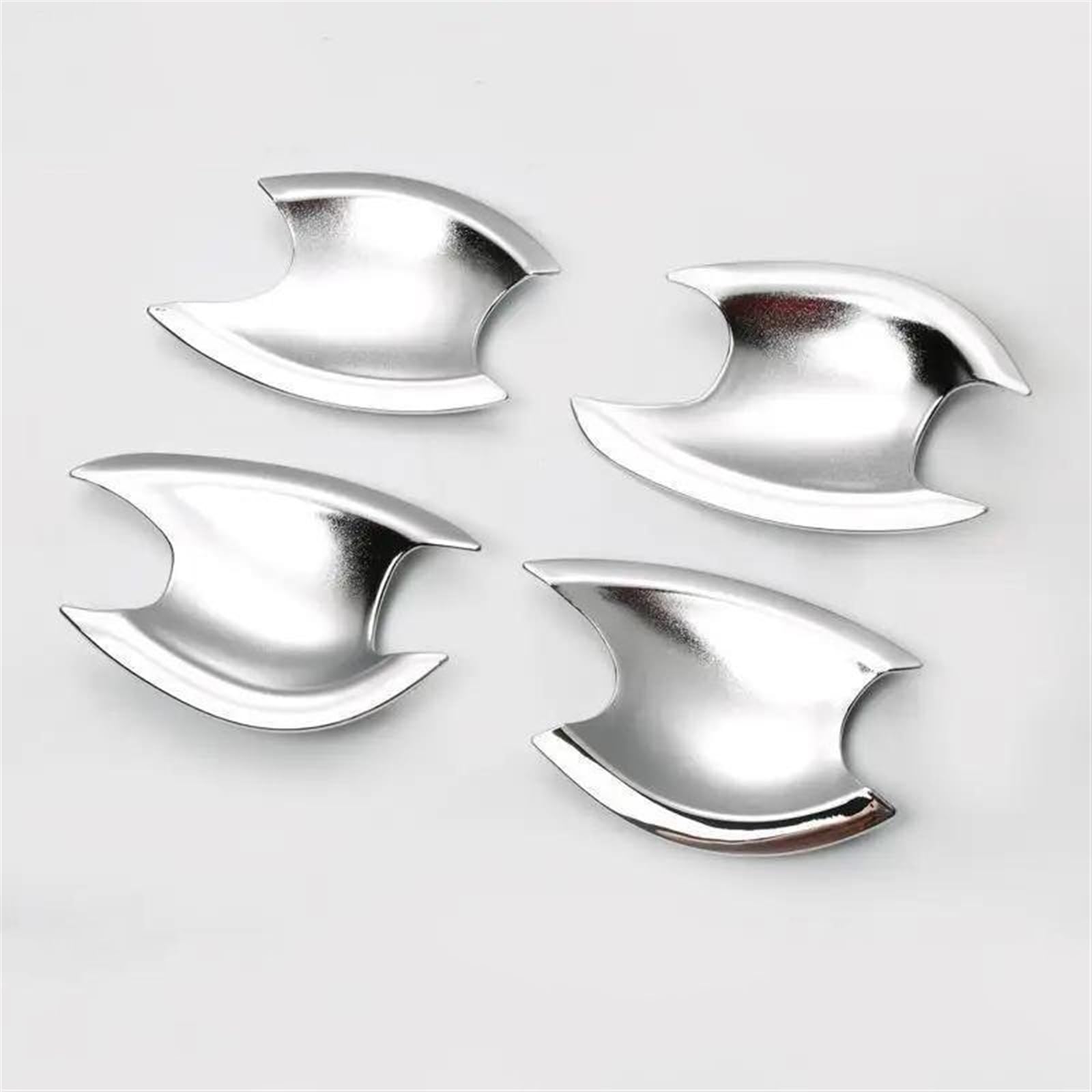 Kjhopy Frosted D Door Handle Cover Trim Molding Catch Overlay Garnish Cap Cup Protector For Hyundai For Elantra 2011-2015 2016 Exterior Door Handle(Frosted D)