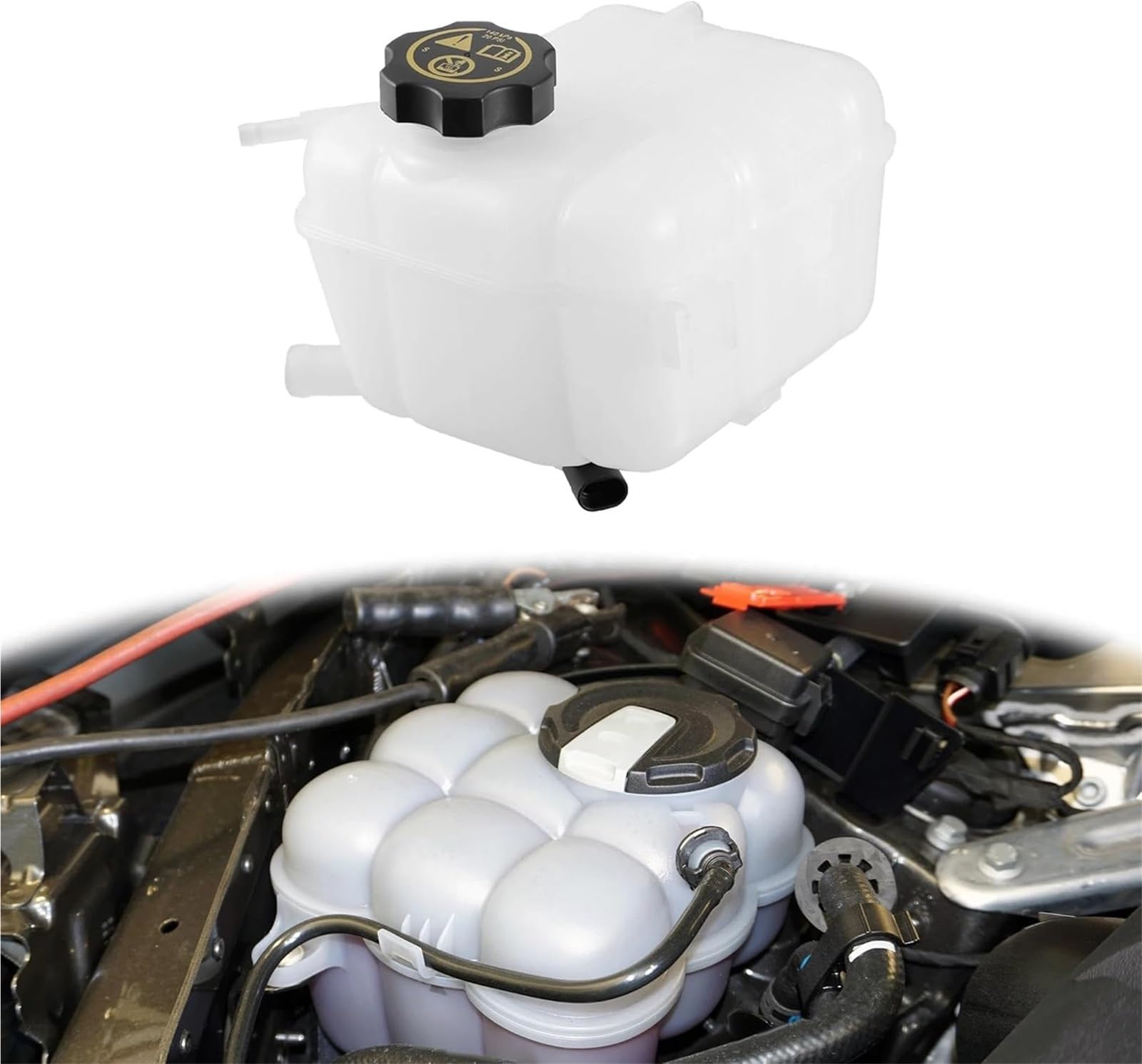 radiateur du moteur Liquide de refroidissement pour radiateur Réservoir pour réservoir Trop-plein de liquide de refroidissement Vase d'expansion avec bouchon 22953219