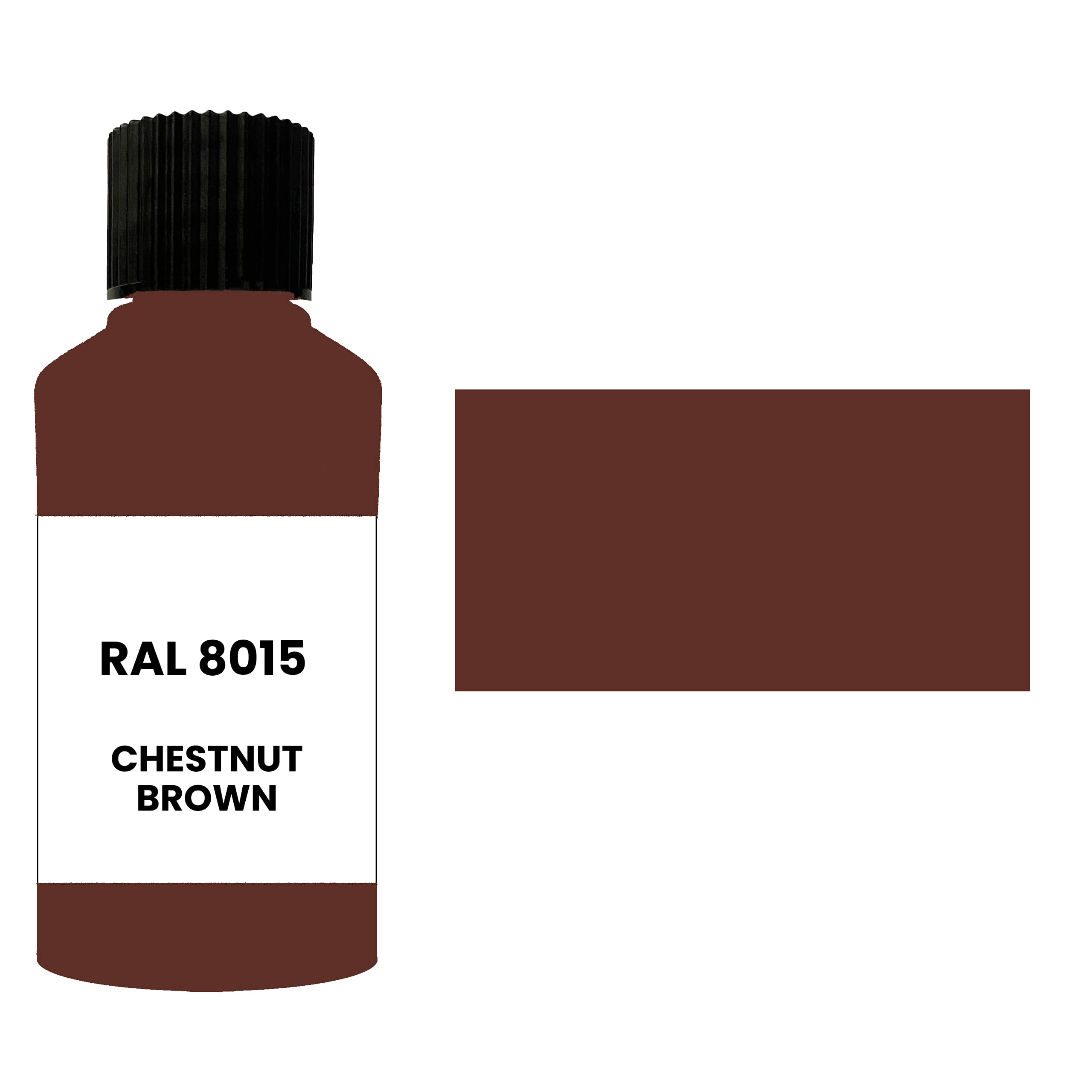 Xtremeauto Chestnut Brown Ral 8015 Gloss Touch Up Paint Brush Repair Scratch Upvc Pvc Metal Wood