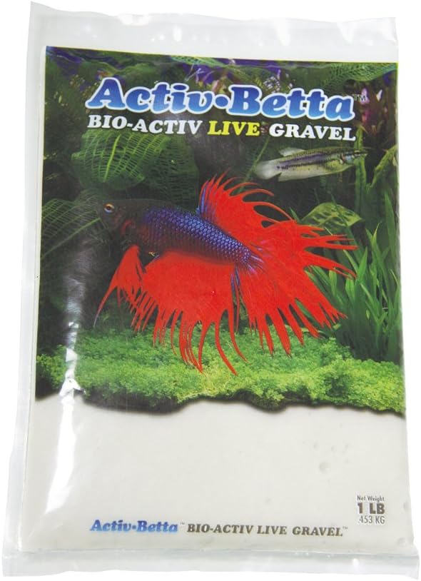 Activ Betta Aquarium Sand 1Pound, White Sand, Premium