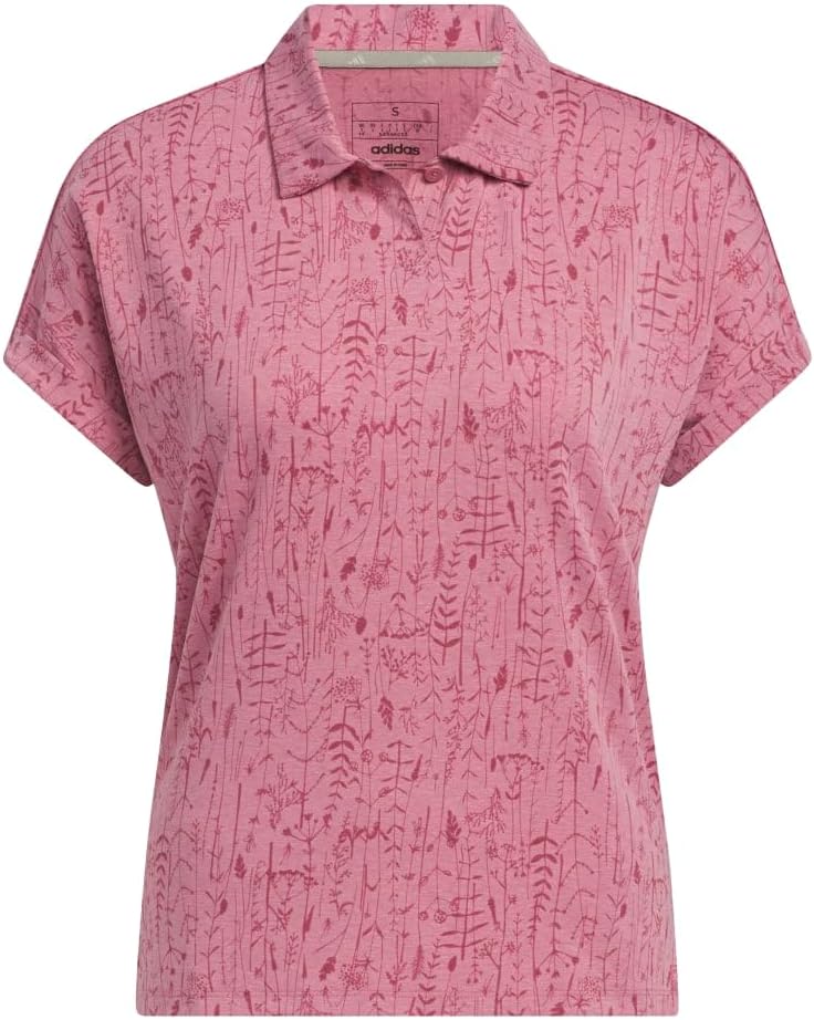 adidas golf polo pink